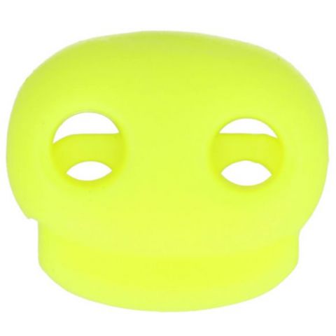 Cord Stopper Two-hole Yellow