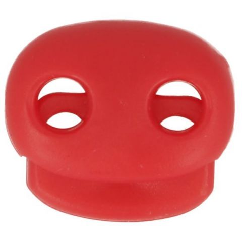 Cord Stopper Two-hole Red