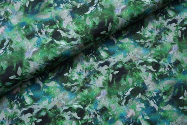Fantasy Land Jersey Green - Megan Blue Fabrics