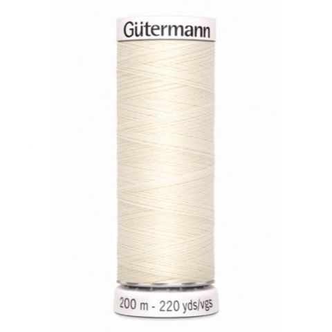Sew-all Thread 200m Cream 001 - Gütermann
