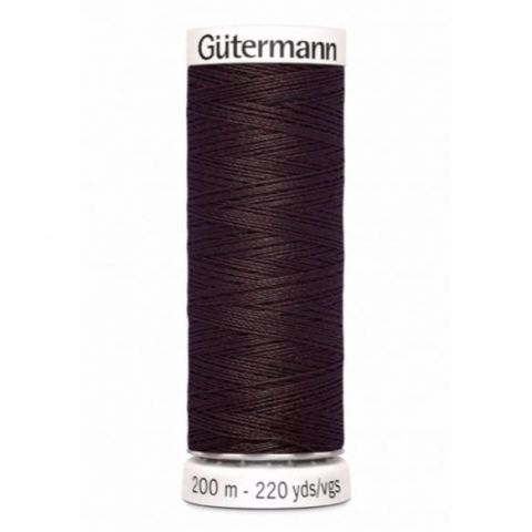 Sew-all Thread 200m Dark Brown 023 - Gütermann