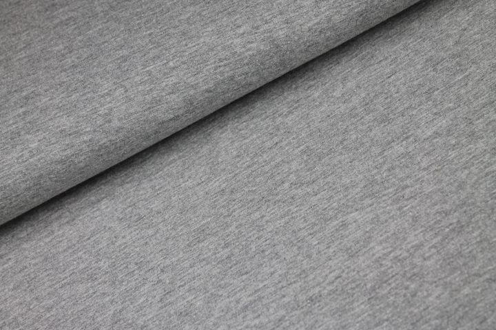 Cotton Jersey Grey Melange