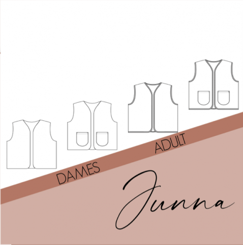 Sewing Pattern Junna Bodywarmer Women and Kids - Bel'etoile
