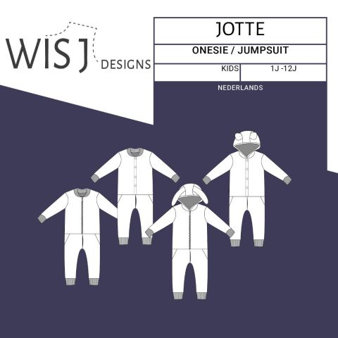 Sewing Pattern Jotte Onesie - Wisj