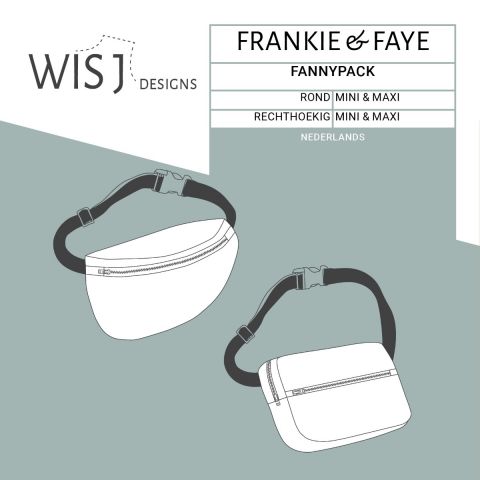 Sewing Pattern Frankie & Faye Waist bag - Wisj 